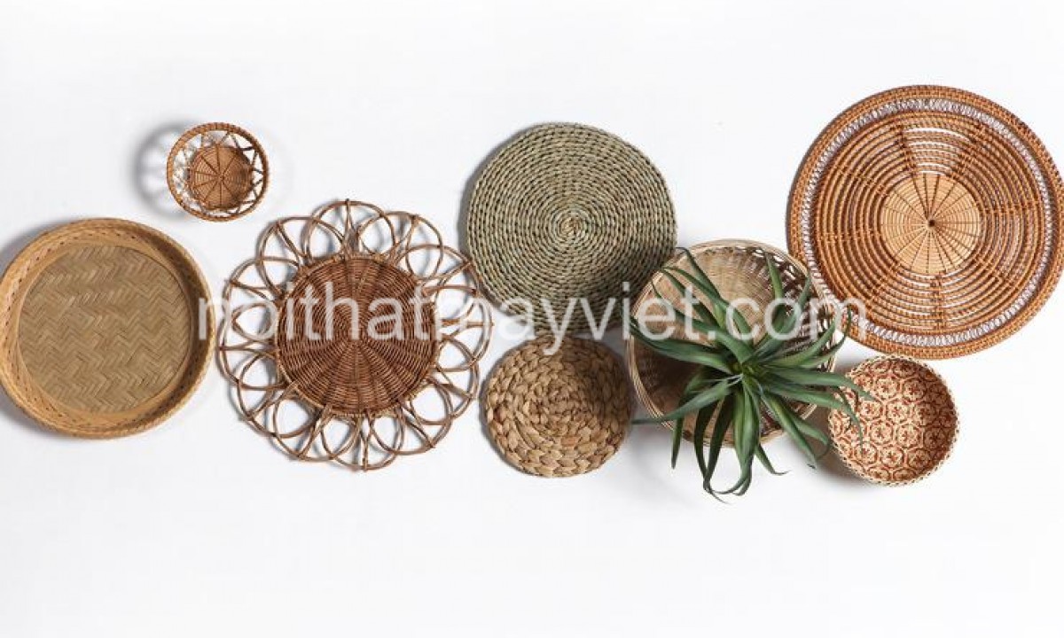 Đồ Trang Trí Mây Tre Tường MTT006
